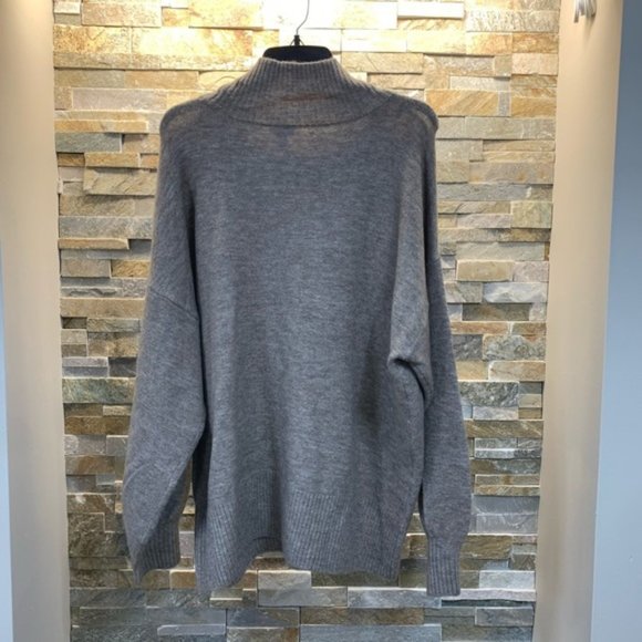 Vince Camuto Mutton Sleeve Mock Neck Sweater - Picture 4 of 7